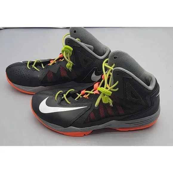 Nike Air Max Stutter Step 2  Black Gray And Coral  Men’s 7.5 (2014) #653455-001