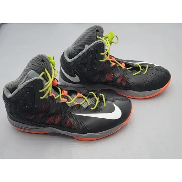 Nike Air Max Stutter Step 2  Black Gray And Coral  Men’s 7.5 (2014) #653455-001