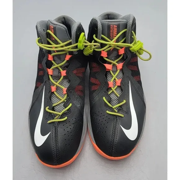 Nike Air Max Stutter Step 2  Black Gray And Coral  Men’s 7.5 (2014) #653455-001