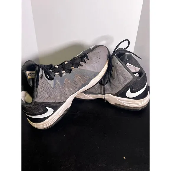 Nike Air Max Stutter Step 2 Mens Size 11.5 Black Basketball Sneaker 653455-002