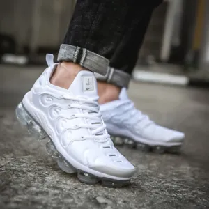 Nike Air Max Vapormax White Plus Men's White Athletic Sneakers Vm