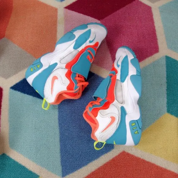 Nike Air Speed Turf Sneakers Bright Turquoise BQ9632-101 Youth Size 4Y US