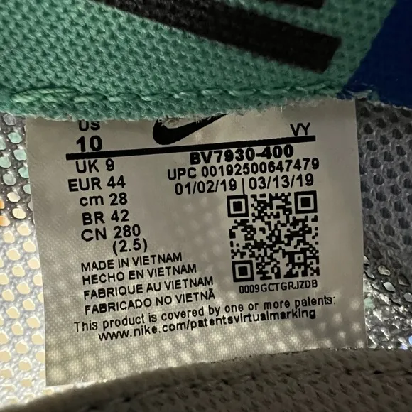 Nike Air Tailwind 79 &quot;Be True&quot; Pride Rainbow Men's Sneakers Size 10 #BV7930-400