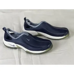 Nike Air Womens 7.5 Golf Shoes Blue &amp; White 305274 401 00