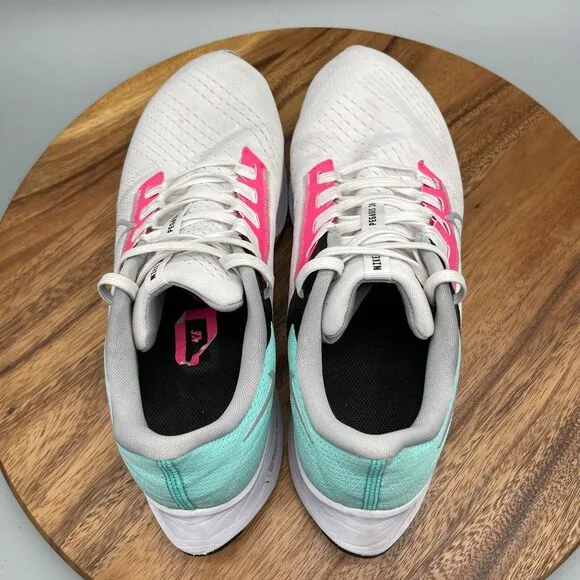 Nike Air Zoom Pegasus 38 Shoes Mens Size 11.5 Miami Road Running Comfort Sneaker
