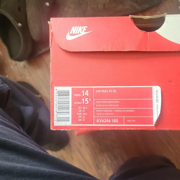 Nike Black and Green Sneakers with Air Max Cushioning