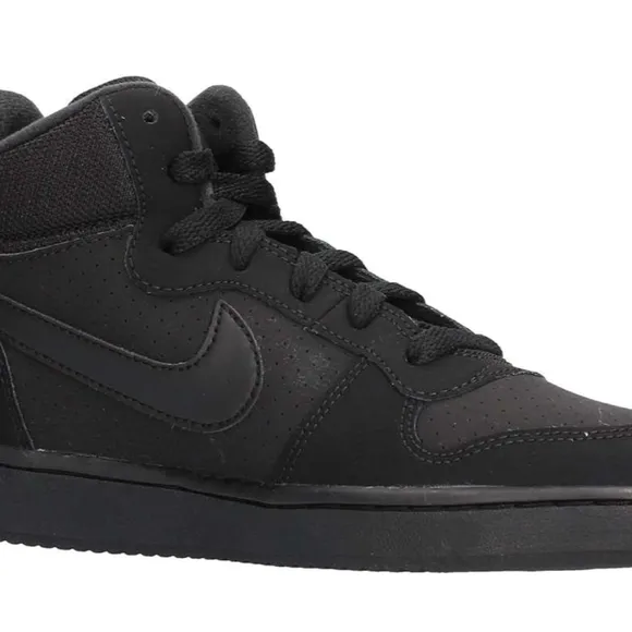Nike Black High-Top Sneakers with Padded Collar