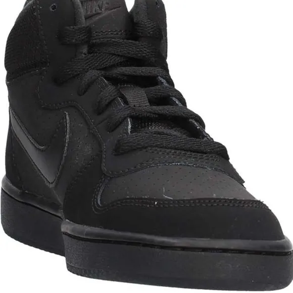 Nike Black High-Top Sneakers with Padded Collar