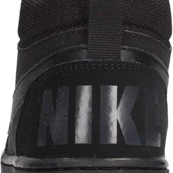 Nike Black High-Top Sneakers with Padded Collar