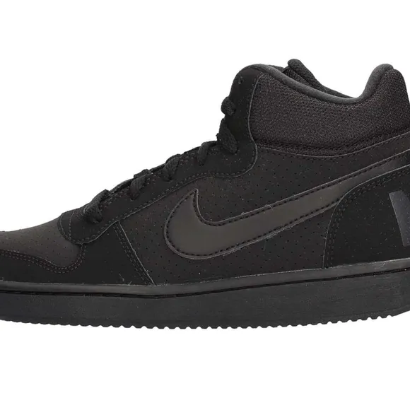 Nike Black High-Top Sneakers with Padded Collar