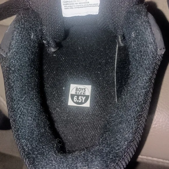 Nike Black High-Top Sneakers with Padded Collar