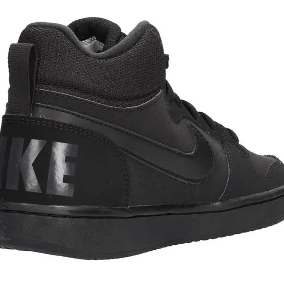 Nike Black High-Top Sneakers with Padded Collar