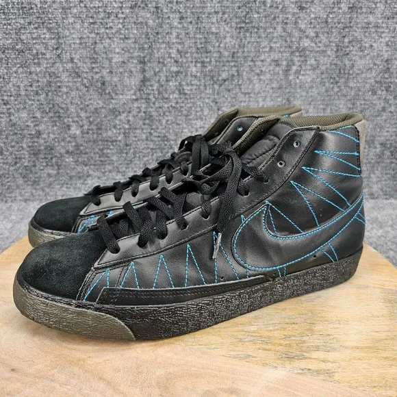 Nike Blazer Mid ND 'Ice Breaker' Mens Size 12 Black-Neo Turq-Newsprint Shoes