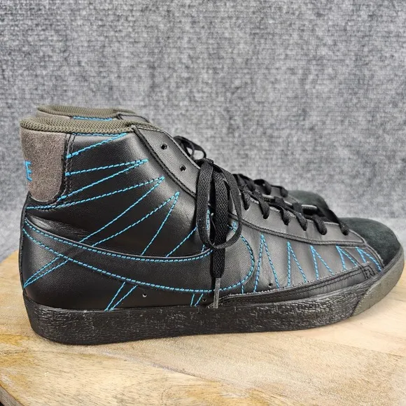 Nike Blazer Mid ND 'Ice Breaker' Mens Size 12 Black-Neo Turq-Newsprint Shoes