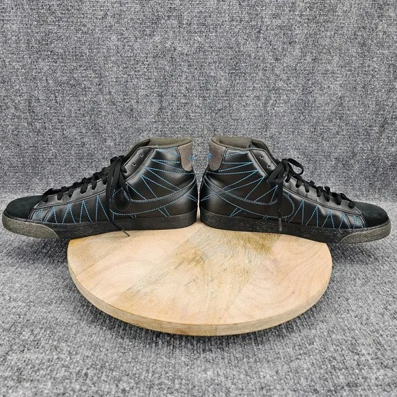 Nike Blazer Mid ND 'Ice Breaker' Mens Size 12 Black-Neo Turq-Newsprint Shoes