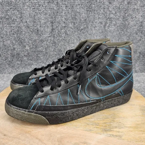 Nike Blazer Mid ND 'Ice Breaker' Mens Size 12 Black-Neo Turq-Newsprint Shoes