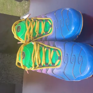 Nike Blue and Purple Performance Sneakers