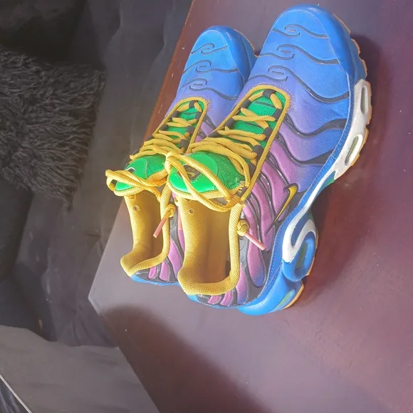 Nike Blue and Purple Performance Sneakers