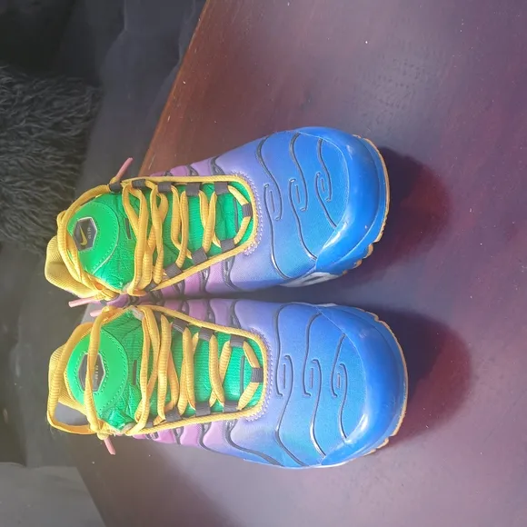 Nike Blue and Purple Performance Sneakers