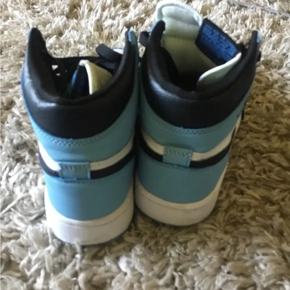 Nike Blue and White Air Jordan Sneakers Classic Design