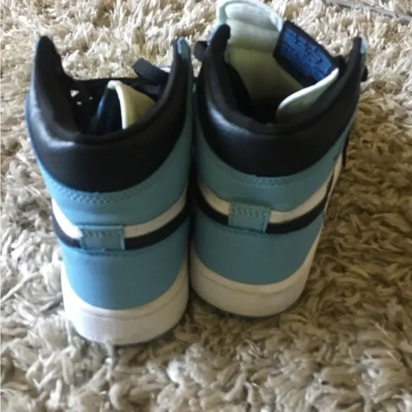 Nike Blue and White Air Jordan Sneakers Classic Design