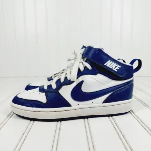 Nike Court Borough Mid 2 White Blue Athleisure Running Sneakers B420