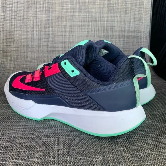 NIKE Court Vapor Lite Tennis Men’s Shoes DC3432-402 size 6 Obsidian / Blue