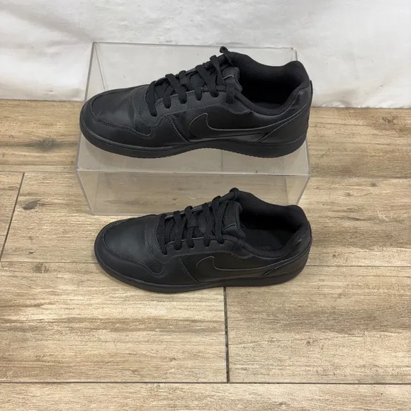 Nike Ebernon Low top running shoes 'Triple Black' Comfort AQ1775-003-Men's 8