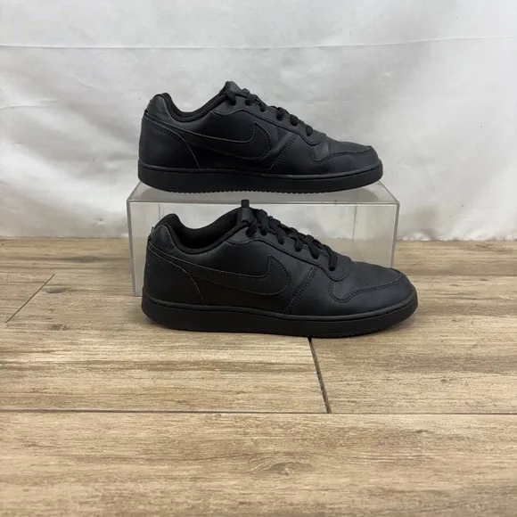 Nike Ebernon Low top running shoes 'Triple Black' Comfort AQ1775-003-Men's 8