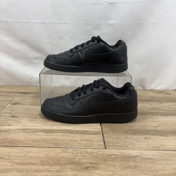 Nike Ebernon Low top running shoes 'Triple Black' Comfort AQ1775-003-Men's 8
