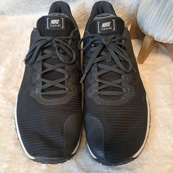 Nike Flex Control 4 Sneakers Men's Black Trainers Athletic Shoe CD0197-002 Sz 14