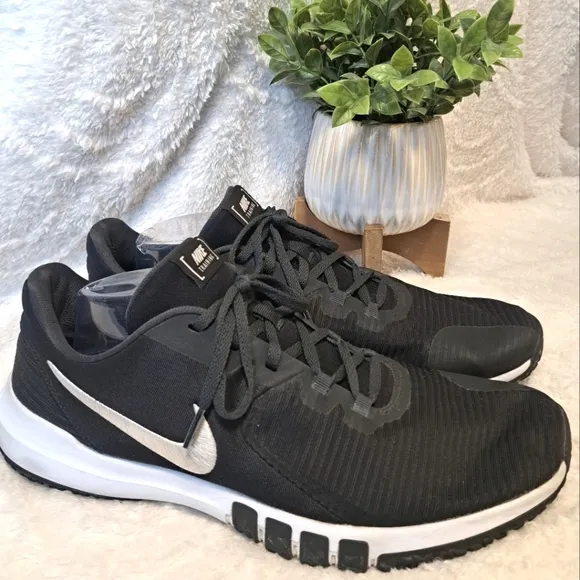 Nike Flex Control 4 Sneakers Men's Black Trainers Athletic Shoe CD0197-002 Sz 14
