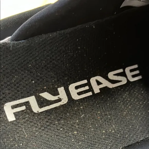Nike Flyers Black and White Slip-On Sneakers with Cushioned Sole