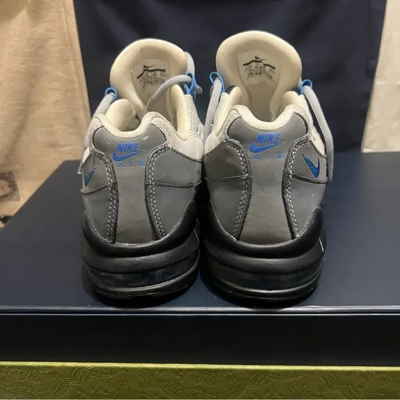 Nike Gray and Blue Sneakers with Air Max Cushioning