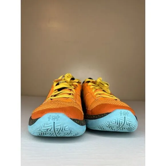 Nike Ja 1‎ Mandarin Orange Gym Sneakers FB8977-800 Youth GS Size 6.5Y / Womens 8