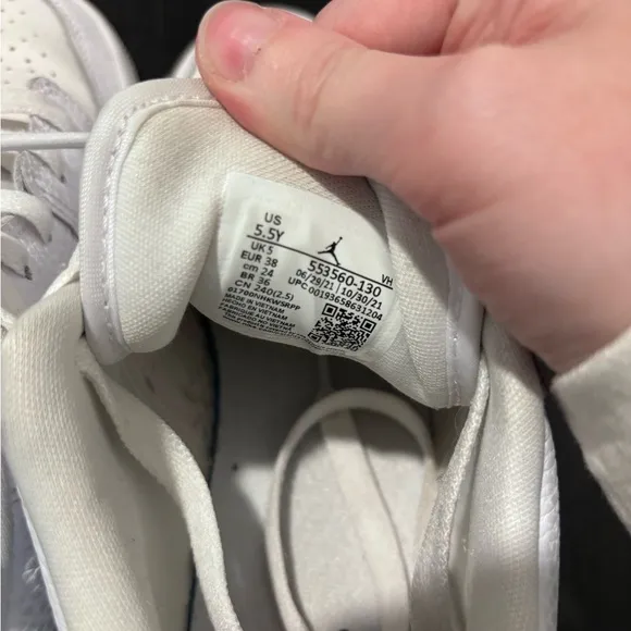 Nike Jordan 1 Low All White