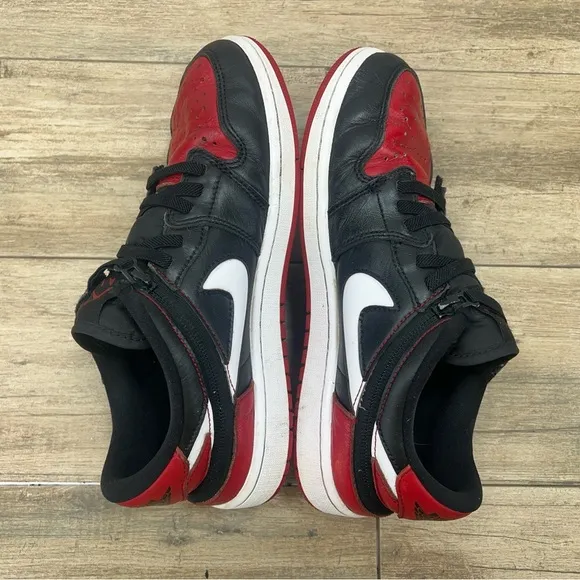 Nike Jordan 1 Low FlyEase Alternate Bred Toe size 8 DM1206-066