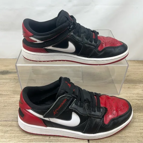 Nike Jordan 1 Low FlyEase Alternate Bred Toe size 8 DM1206-066