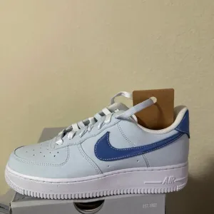 Nike Kids' Air Force 1 Sneakers - Blue and White