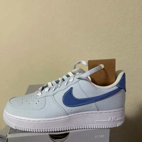 Nike Kids' Air Force 1 Sneakers - Blue and White