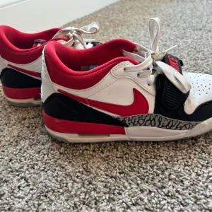 Nike Kids Red and White Sneakers