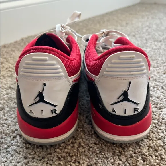 Nike Kids Red and White Sneakers