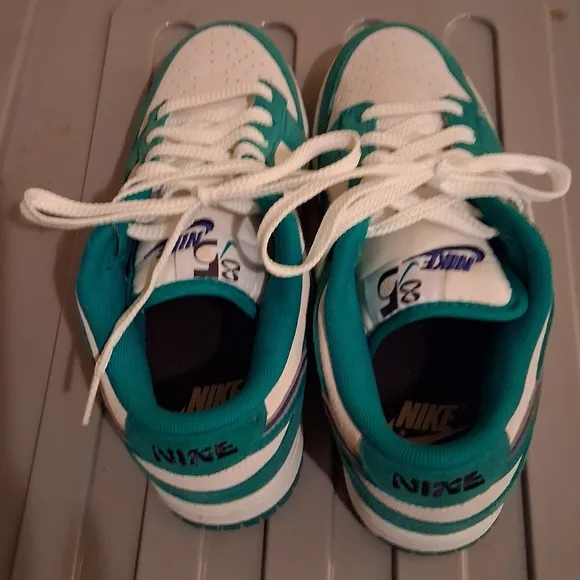 Nike Kids' Teal and White Sneakers