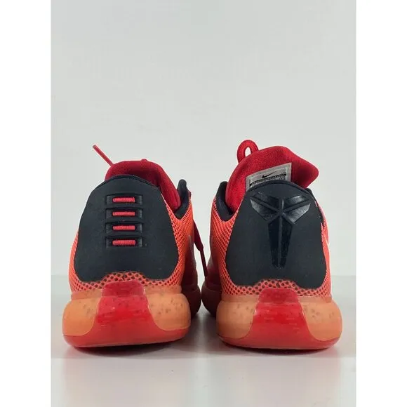 Nike Kobe 10 Hot Lava (GS) 726067-616 Low-Top Sneakers Size 4.5Y US C370