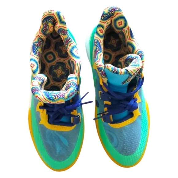 Nike Kyrie 8 GO SE (GS) Baltic Blue/MultiColor Sneakers Size W8/6Y/M6 NIB