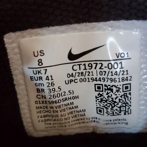 Nike Kyrie Flytrap IV 4 Shoes Men 8 Black White Basketball Sneakers
