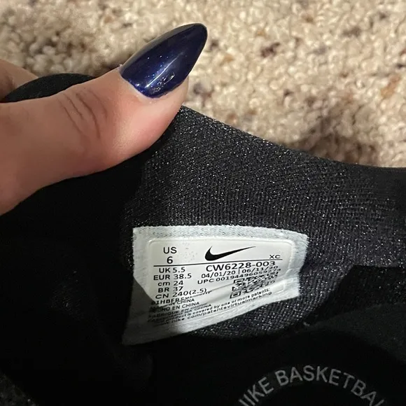 Nike Kyrie Low 3 Team Black and White