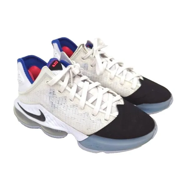 Nike LeBron 19 Low Concord Black Toe Mens Size 7 DH1270-100