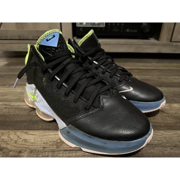 Nike LeBron 19 Low Ghost Green Black Mens Size 12 Basketball Shoes Sneakers