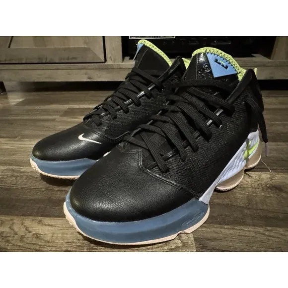 Nike LeBron 19 Low Ghost Green Black Mens Size 12 Basketball Shoes Sneakers
